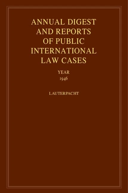 International Law Reports: Volume 13