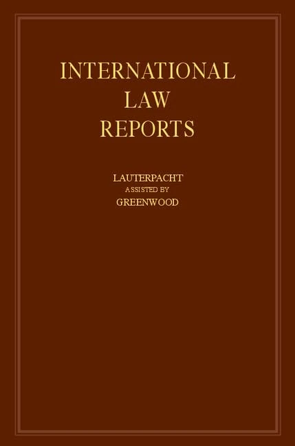 International Law Reports: Volume 81