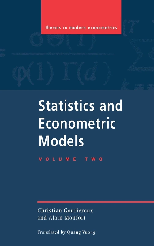 Cambridge Statistics and Econometric Models Vol 2 - Economics