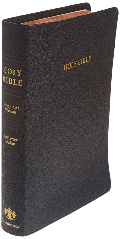 KJV Concord Reference Bible, Black Edge-lined Goatskin Leather, Red-letter Text KJ566:XRE Black Goatskin Leather RCD266