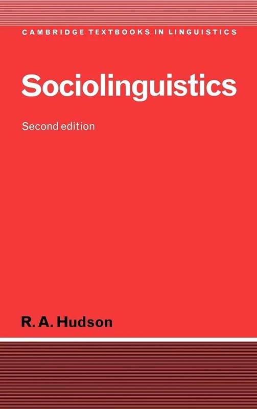 Sociolinguistics (Cambridge Textbooks in Linguistics)