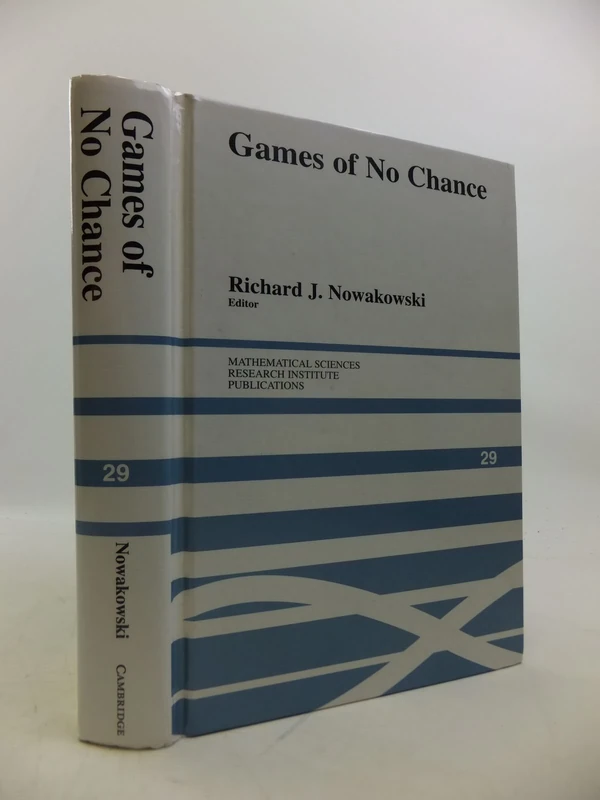 Games of No Chance: Combinatorial Games at Msri, 1994: 29 (Mathematical Sciences Research Institute Publications, Series Number 29)