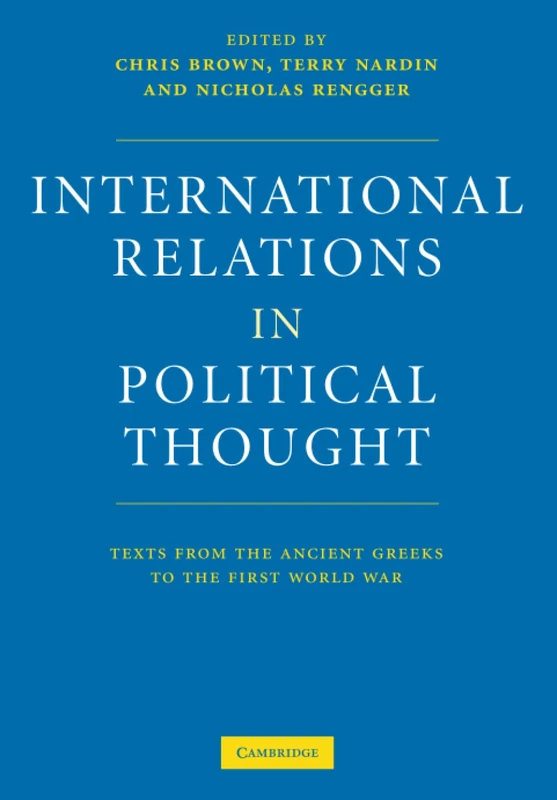 Cambridge International Relations in Political Thought - Text