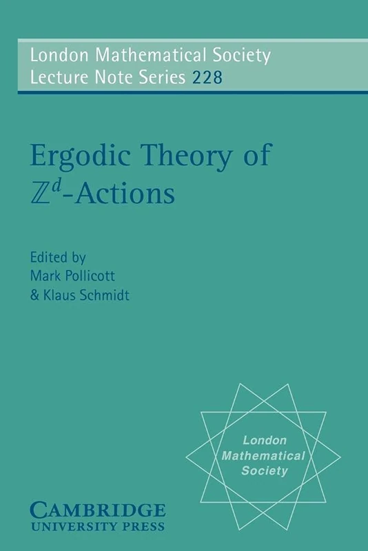 LMS: 228 Ergodic Thry & Zd Actions: Proceedings of the Warwick Symposium, 1993-4 (London Mathematical Society Lecture Note Series, Series Number 228)