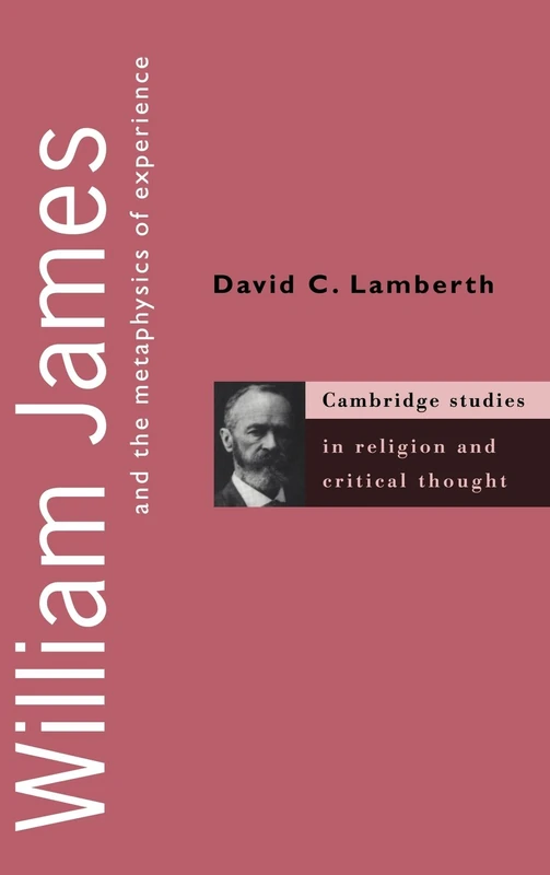 William James and the Metaphysics of Experience: 5 (Cambridge Studies in Religion and Critical Thought, Series Number 5)