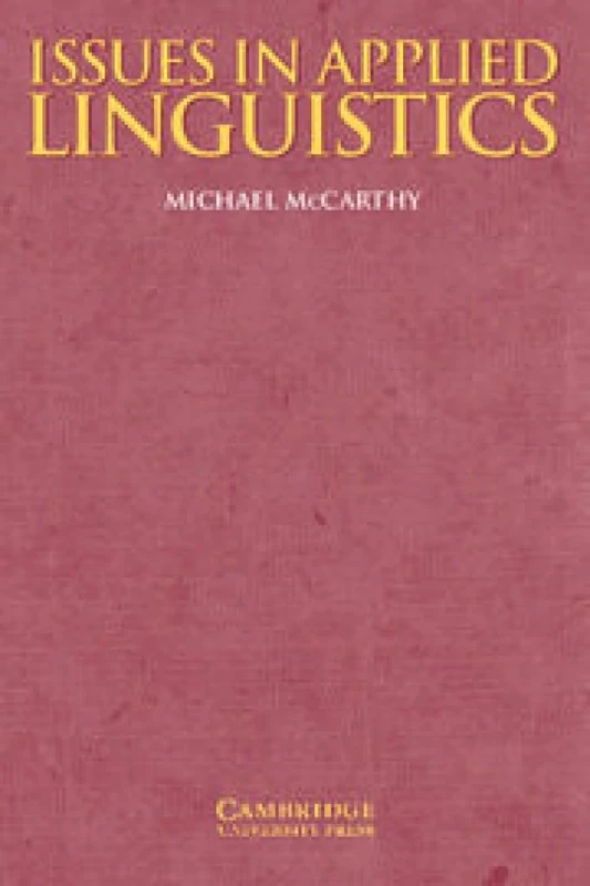 Issues in Applied Linguistics (Cambridge Applied Linguistics) - Image 1