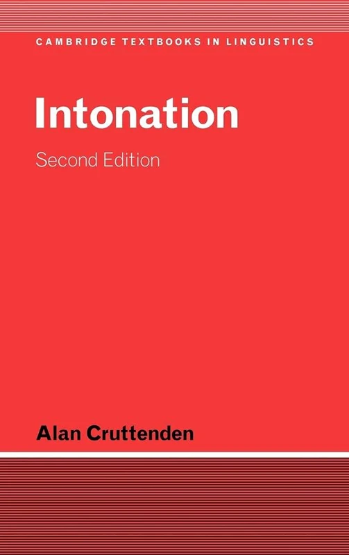 Intonation (Cambridge Textbooks in Linguistics)