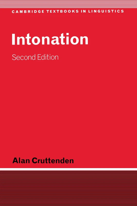 Intonation (Cambridge Textbooks in Linguistics)