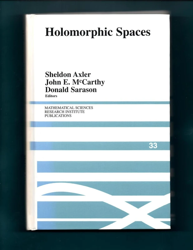 Holomorphic Spaces (Mathematical Sciences Research Institute Publications): 33 (Mathematical Sciences Research Institute Publications, Series Number 33)