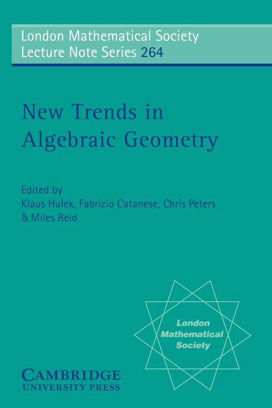 LMS: 264 Trends Algebraic Geometry: Euroconference on Algebraic Geometry Warwick, July 1996 (London Mathematical Society Lecture Note Series, Series Number 264) - Image 1