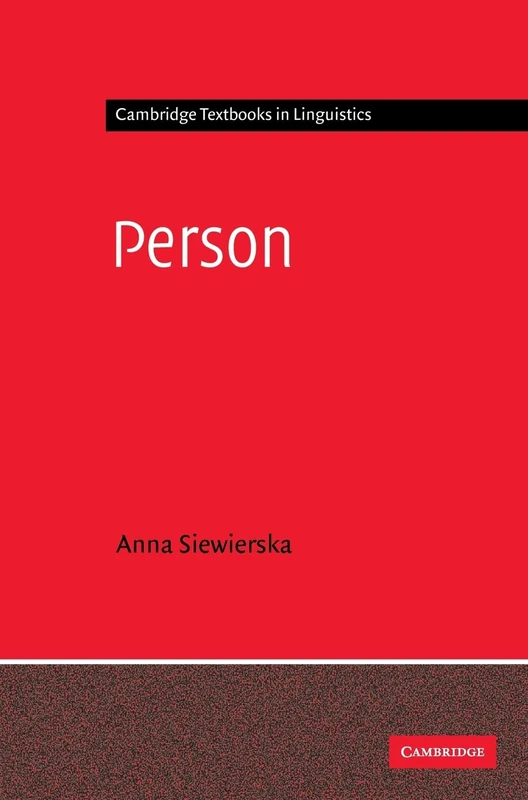 Person (Cambridge Textbooks in Linguistics) - Image 1