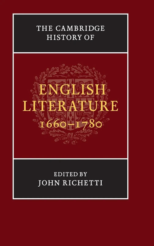 The Cambridge History of English Literature, 1660–1780