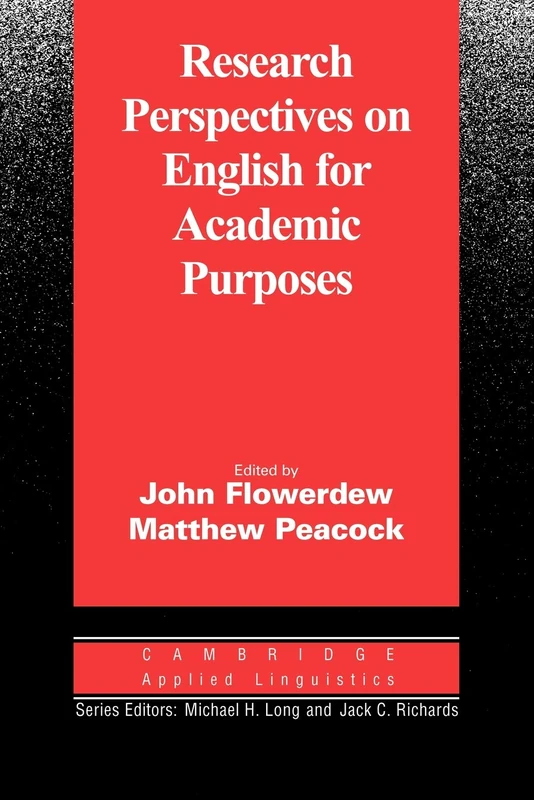 Research Perspectives on English for Academic Purposes (Cambridge Applied Linguistics)