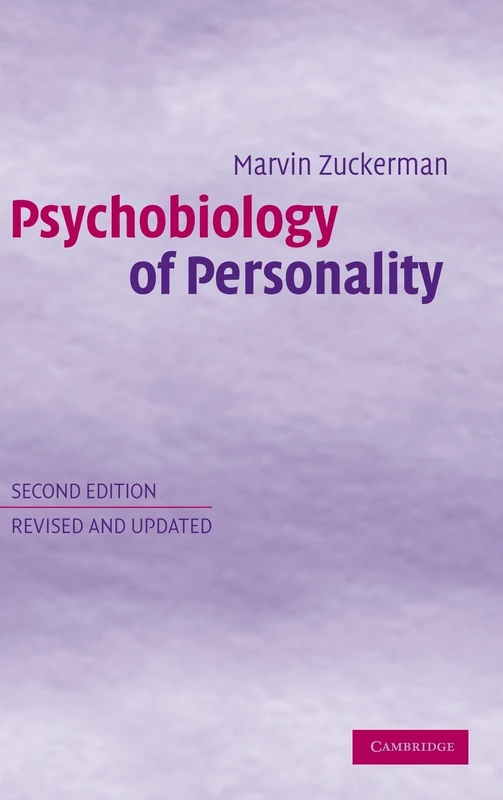 Psychobiology of Personality (Problems in the Behavioural Sciences S)