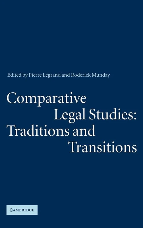 Comparative Legal Studies: Traditions and Transitions