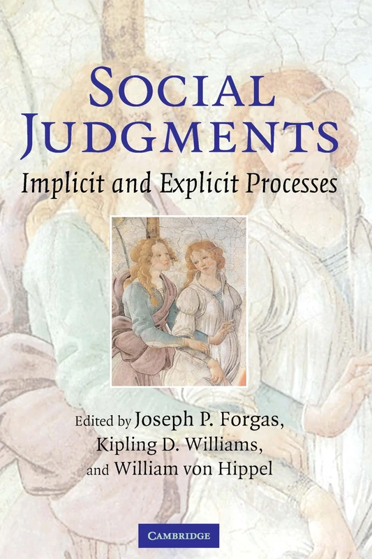 Social Judgments: Implicit and Explicit Processes: 5 (Sydney Symposium of Social Psychology Series)