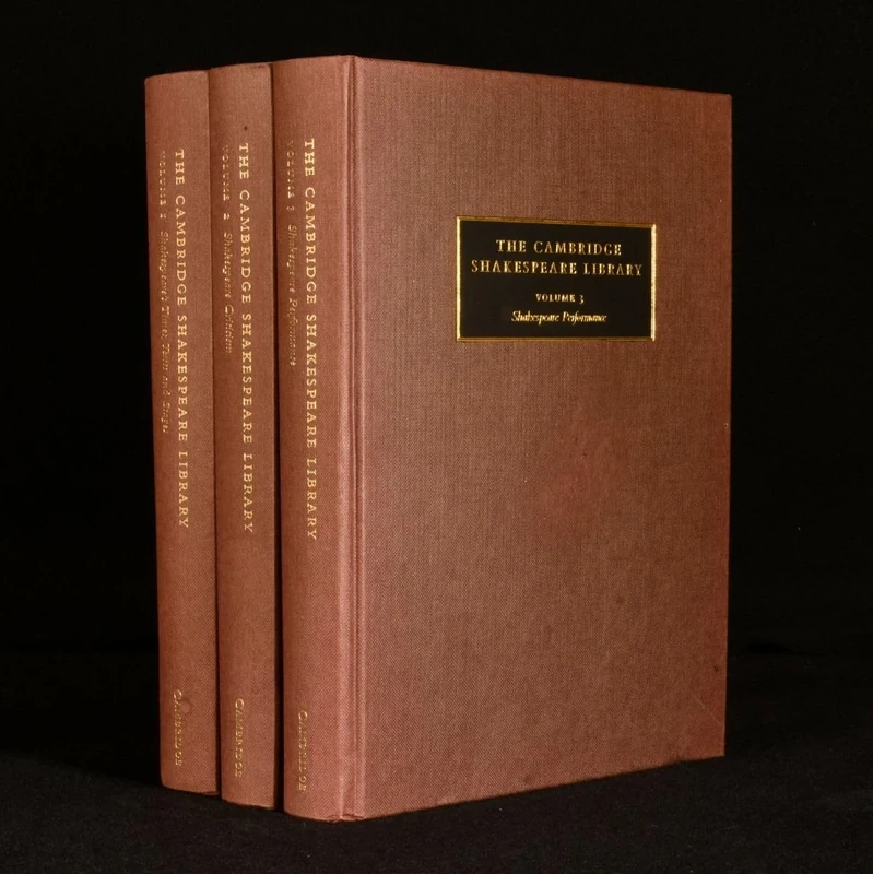 The Cambridge Shakespeare Library 3 Volume Hardback Set: Shakespeare's Times, Texts and Stages; Shakespeare Criticism; Shakespeare Performance