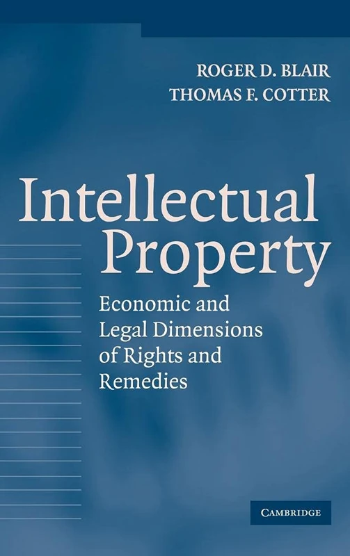 Intellectual Property: Economic and Legal Dimensions of Rights and Remedies