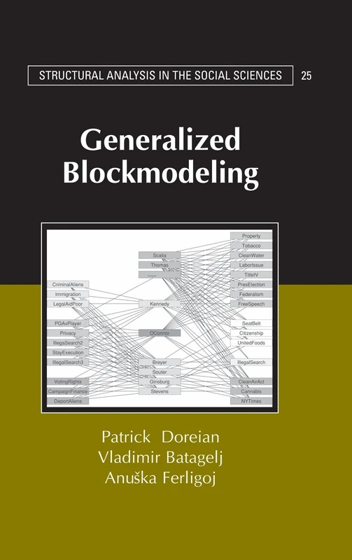 Generalized Blockmodeling: 25 (Structural Analysis in the Social Sciences, Series Number 25)