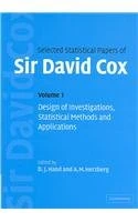 Selected Statistical Papers of Sir David Cox 2 Volume Hardback Set - Image 1