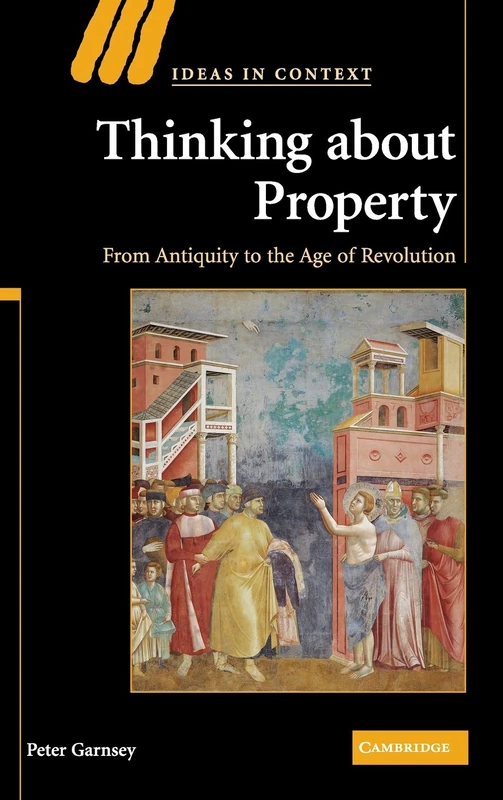 Thinking about Property: From Antiquity to the Age of Revolution: 90 (Ideas in Context, Series Number 90)