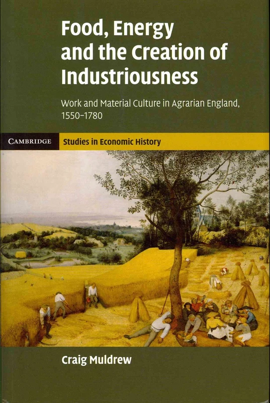 Food, Energy and the Creation of Industriousness: Work and Material Culture in Agrarian England, 1550–1780 (Cambridge Studies in Economic History - Second Series)