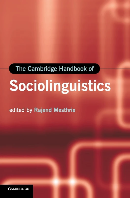 The Cambridge Handbook of Sociolinguistics (Cambridge Handbooks in Language and Linguistics)