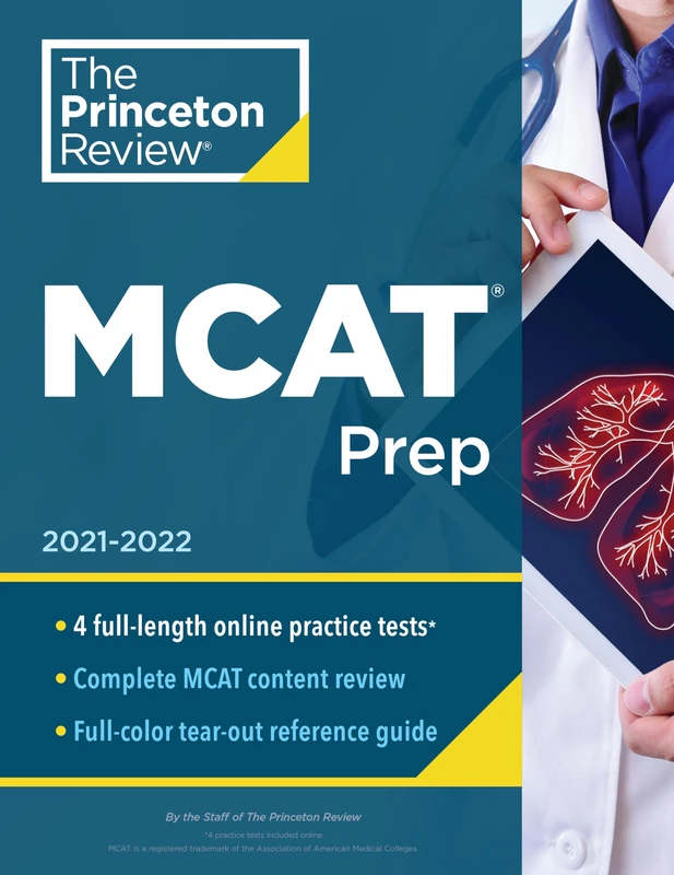 Princeton Review MCAT Prep: 4 Practice Tests + Complete Content Coverage (Graduate School Test Preparation)