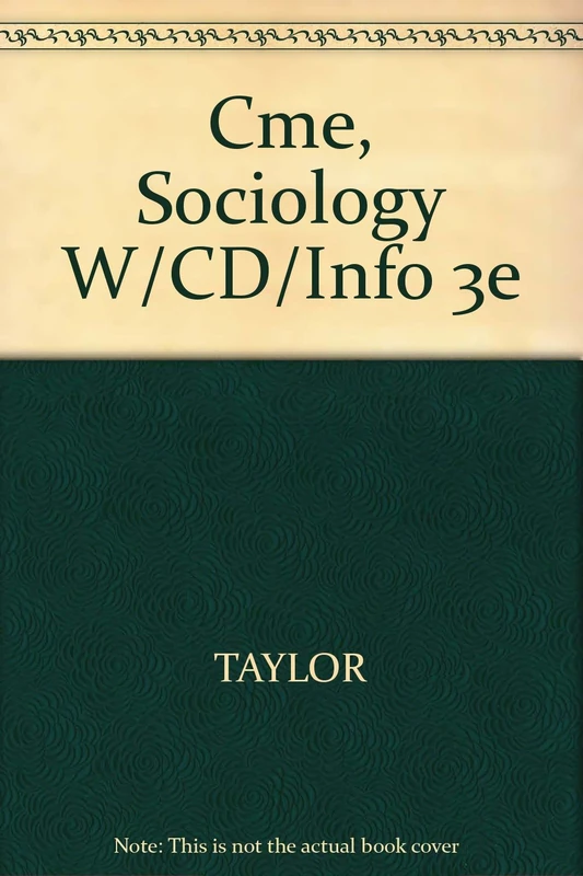 Cme, Sociology W/CD/Info 3e