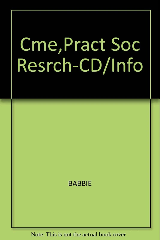 Cme,Pract Soc Resrch-CD/Info