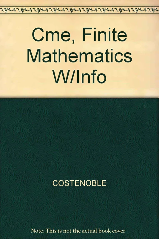 Cme, Finite Mathematics W/Info
