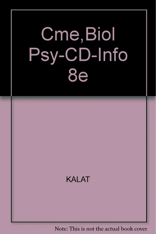 Cme,Biol Psy-CD-Info 8e