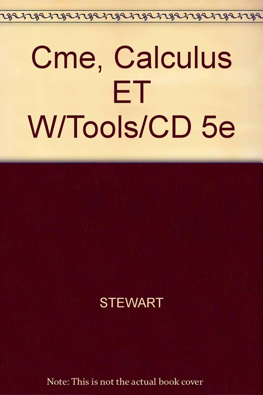 Cme, Calculus ET W/Tools/CD 5e