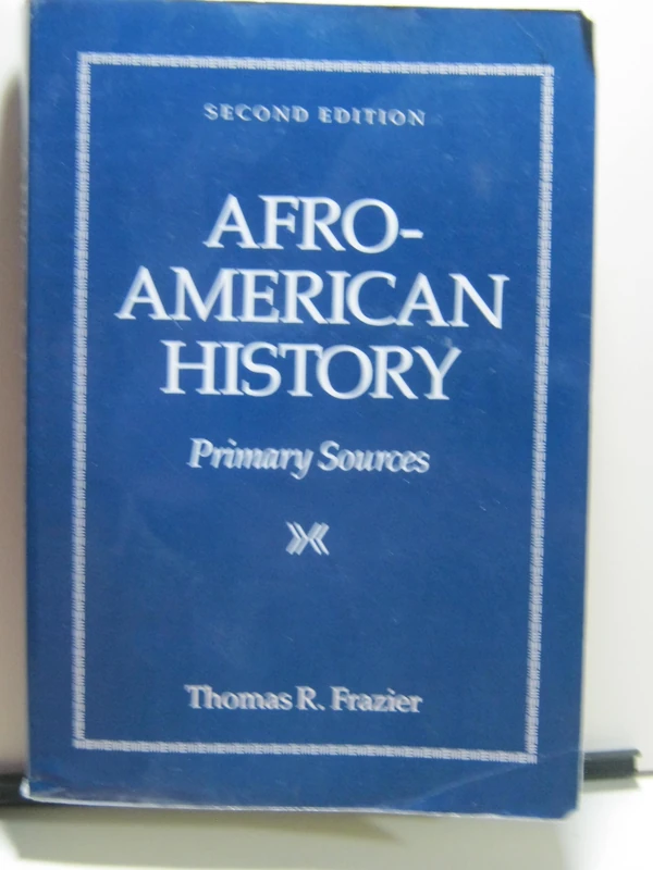 Afro-American History: Primary Sources