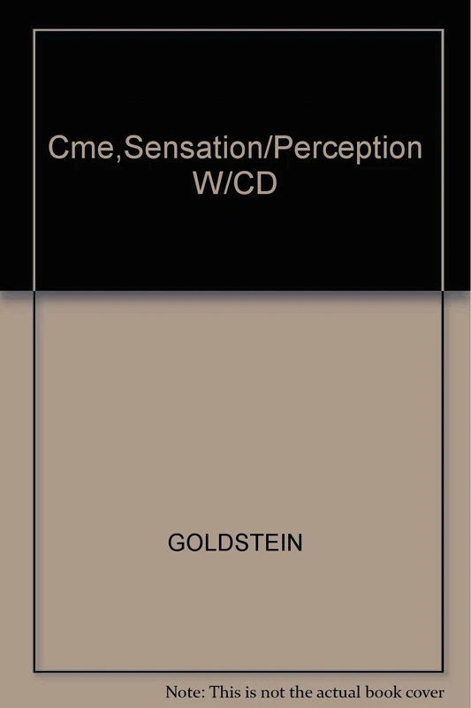 Cme,Sensation/Perception W/CD