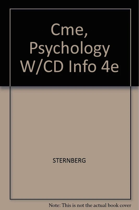 Cme, Psychology W/CD Info 4e
