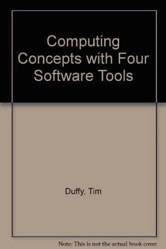 Computing Concepts with Four Software Tools - Image 1