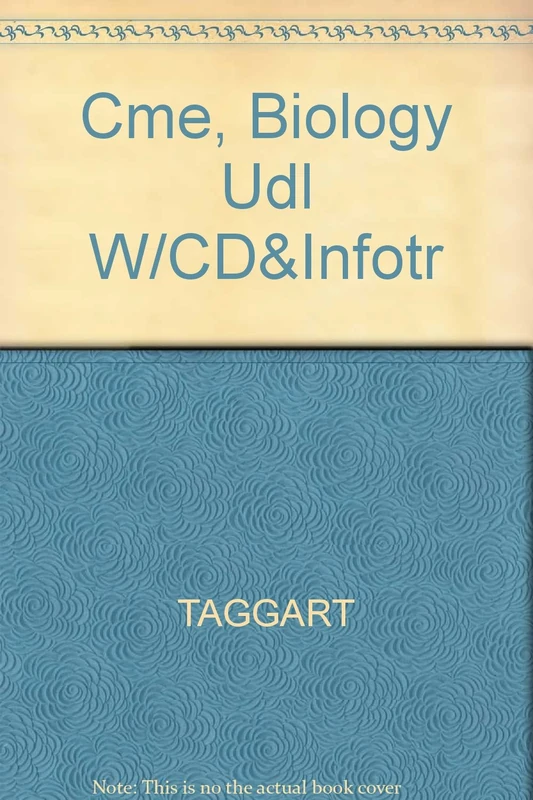 Cme, Biology Udl W/CD&Infotr