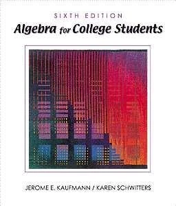 Algebra for College Students