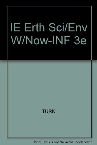 IE Erth Sci/Env W/Now-INF 3e