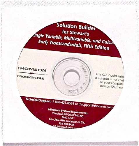 Solution Builder CDROM Calculus