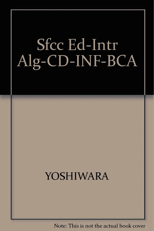 Sfcc Ed-Intr Alg-CD-INF-BCA