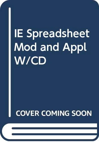 IE Spreadsheet Mod and Appl W/CD