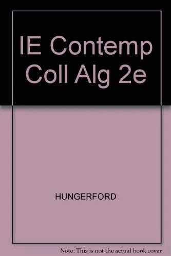 IE Contemp Coll Alg 2e