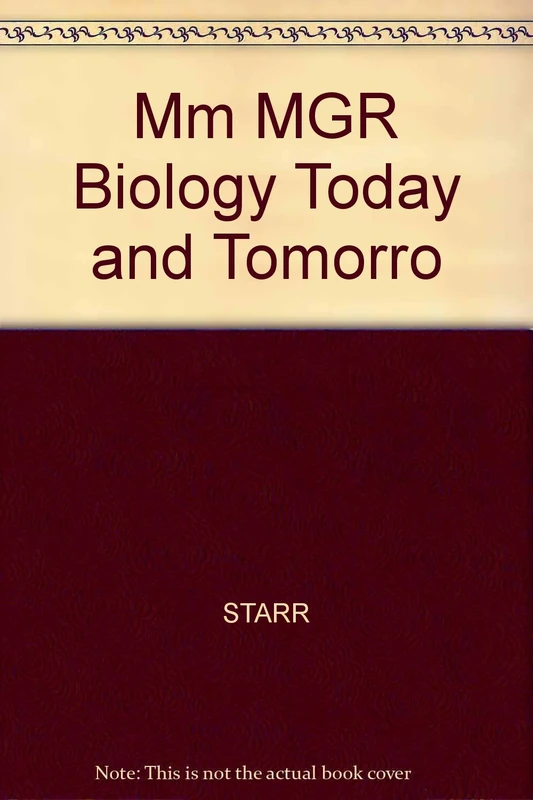 Mm MGR Biology Today and Tomorro