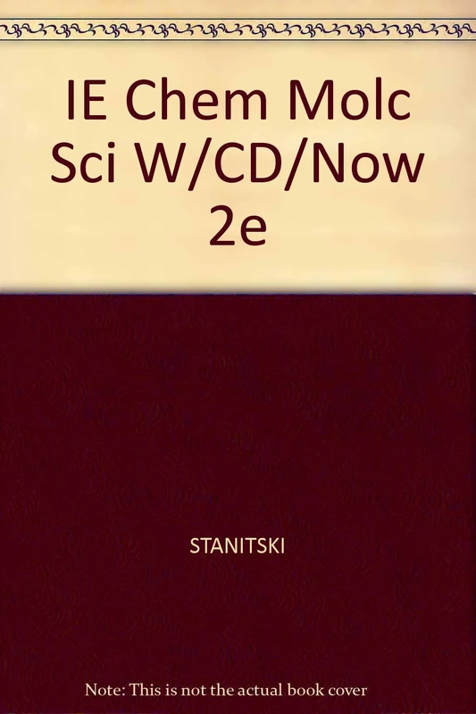 IE Chem Molc Sci W/CD/Now 2e