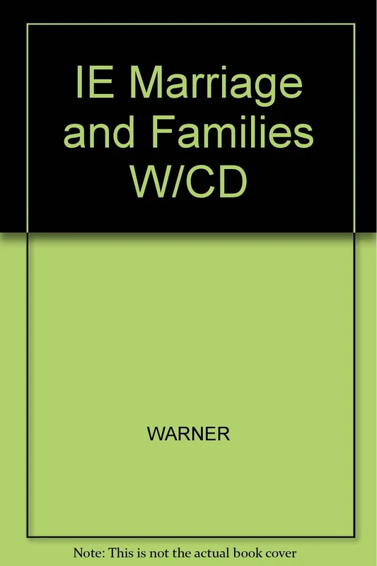 IE Marriage and Families W/CD