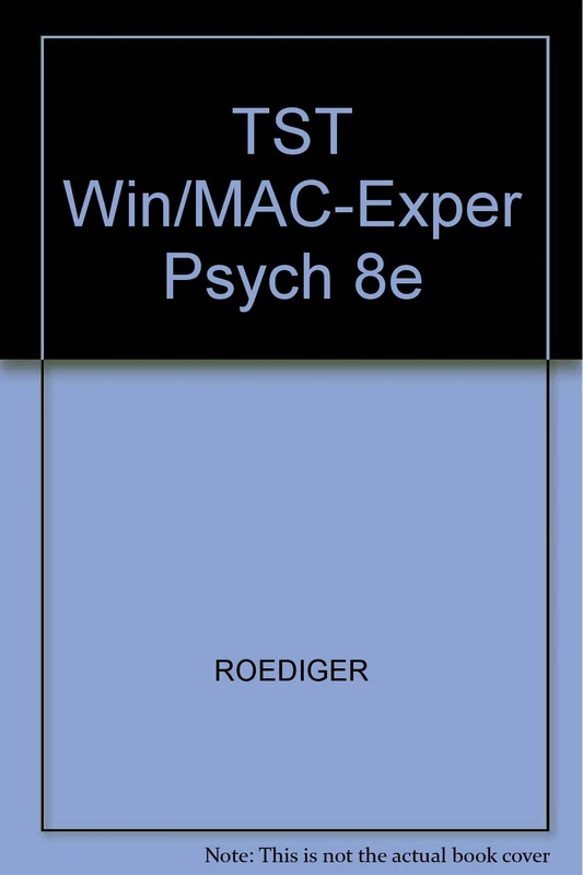 TST Win/MAC-Exper Psych 8e