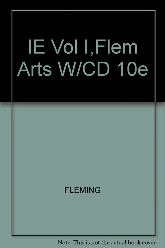 IE Vol I,Flem Arts W/CD 10e