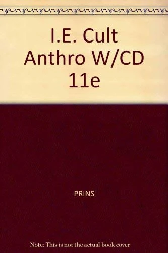 I.E. Cult Anthro W/CD 11e